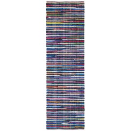 Safavieh Rag Rug BLUE / MULTI 2'-3" X 10' Runner - RAR240B-210