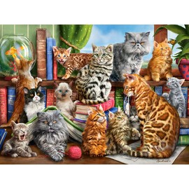 Castorland Puzzle 2000 Pieces, House of Cats, C-200726