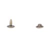 500set Metal Studs Rivets 8mm DIY Iron Double Flat Burr