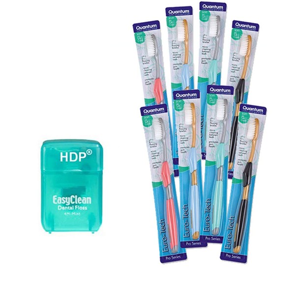 HDP Euro-Tech Toothbrush Size:Pack of 8 with Bonus Type:Original