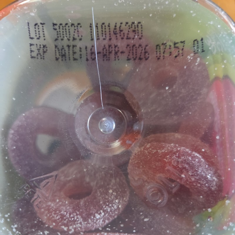 OLLY Metabolism Gummy Rings,Apple Cider Vinegar,Apple Flavor w/ Other Natural