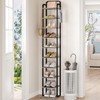 10 Tiers Vertical Shoe Rack, Narrow Shoe Tower, Tall Shoes