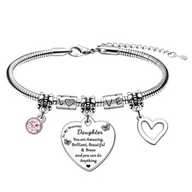 IFTYUG Gifts for Mothers Day,bracelet for Women Gifts for Mothers Day Adjustable Bracelet, Women's Bracelet for Birthday Thanksgiving Mothers Day Gift for Women Mum Wife-come with Gift Box