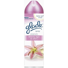 Glade Aerosol Air Freshner, White Tea and Lily, 8 Ounce