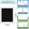 IP65 Solar Panel Outdoor for Ring Cameras (White 2P) Spotlight