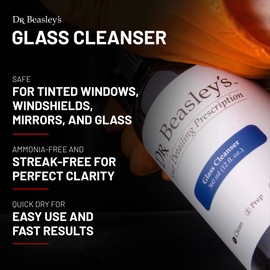 Dr. Beasley's Glass Cleanser - 1 Gallon. Safe on Windshields, Mirrors, and Windows, Streak-Free Formula, Quick Dry for Fast Results