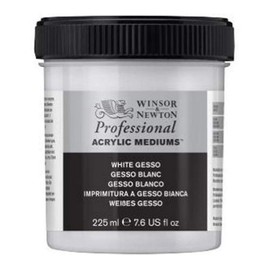 Winsor & Newton - 3040920 Professional Acrylic Medium White Gesso, 225ml