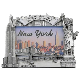 New York Picture Frame -Poly Silver, New York Picture Frames, New York Souvenirs