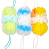 Rainbow Moon Luffas Esponja Puf Ducha Pelota Exfoliante Cuerpo Espalda
