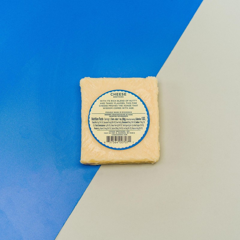 Cheese Bros. Cheddar Cheese | Made in Wisconsin (8-Year Aged,