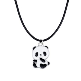 Winssigma Panda Necklace, Lovely Panda Keychain Panda Bracelet Panda Jewelry(Baby Necklace)