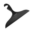 WENKO Loano Bathroom Wiper Black, Practical Shower Squeegee for Streak-Free