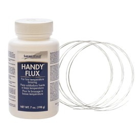 Silver Soldering Kit: Handy Flux Paste, 5 Feet Each of Soft, Medium, and Hard Silver Soldering Wire