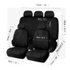 AUTO HIGH Car Seat Covers, Black-Full Set Car Seat Protector