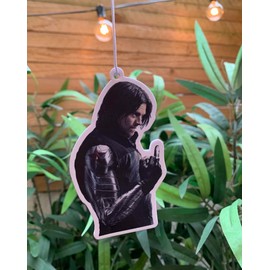 Bucky Barnes Car Air Freshener | Ocean Scented | White Wolf | Winter Soldier | Marve Gifts | Funny Novelty Gifts
