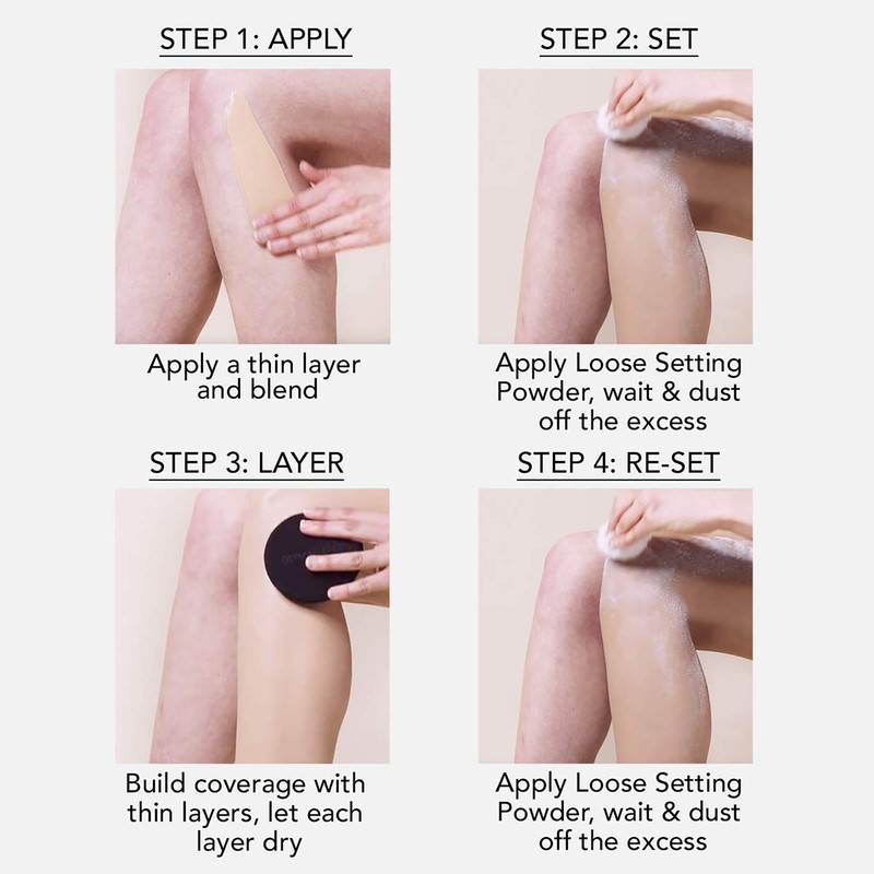 Dermablend Leg and Body Makeup Foundation with SPF 25, 0N