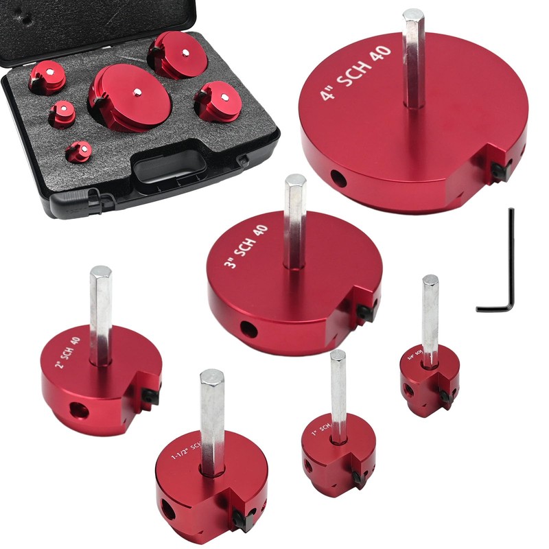 ZUDKSUY 6 PCS 04529 for PPRK6 Plastic Pipe Fitting Reamer