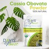 Davis Finest Organic Cassia Obovata Powder 100g, Neutral Henna Hair,