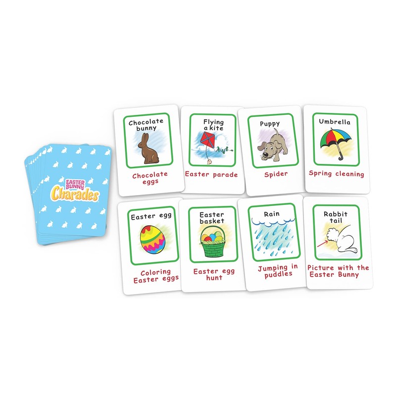 Easter Bunny Charades for Kids Ages 6+, a Fun Easter-themed