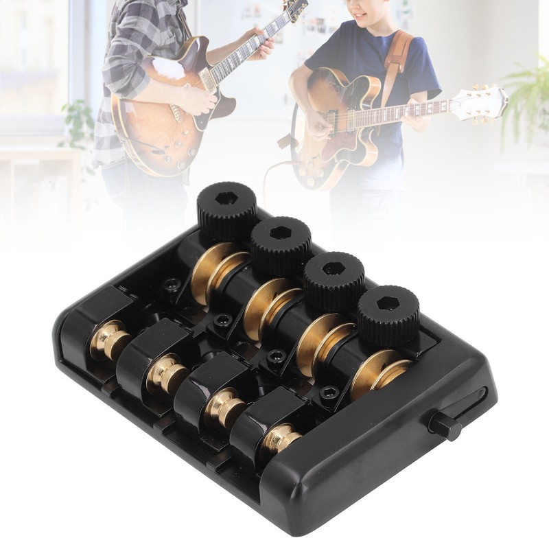 4 String Headless Electric Bass Bridge Zinc Alloy Brass Bridge