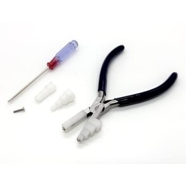 Nylon Jaw Pliers Round Square Oval Bending Forming Interchangeable Wire Wrapping non-metal Jaws a set of the nylon jaws is included for Jewelry Making, Modelers, Hobby and other Crafts By JTS