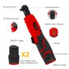 werktough 12V Power Cordless Ratchet Wrench 3/8" Electric Ratchet Tool
