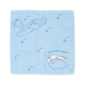 Sanrio 240761 Petite Towel (Nemu Nemu Time) Cinnamoroll, Handkerchief, Approx. Width 9.8 x Height 9.8 inches (25 x 25 cm)