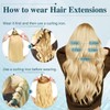 Elailite Clip-In Real Hair Extensions, 5 Pieces, Remy Hair Extensions