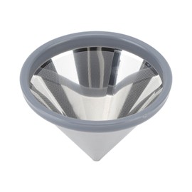 Pour Over Coffee Filter 304 Stainless Steel Reusable Paperless Coffee Dripper for Home Travel Office 1 to 2 Cups