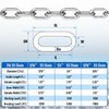 1/2" Boat Anchor Rope 100 ft with Anchor Chain 1/4"