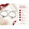 Pulseras Para Parejas Promesa Moissanita Oro Blanco 18k Plat