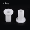 QUARKZMAN Pack of 4 Flanged Plain Bearings Plastic Bushings 10mm