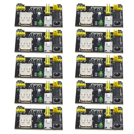 Solderless Breadboard Power Supply Module 3.3 V 5 V Pack of 10