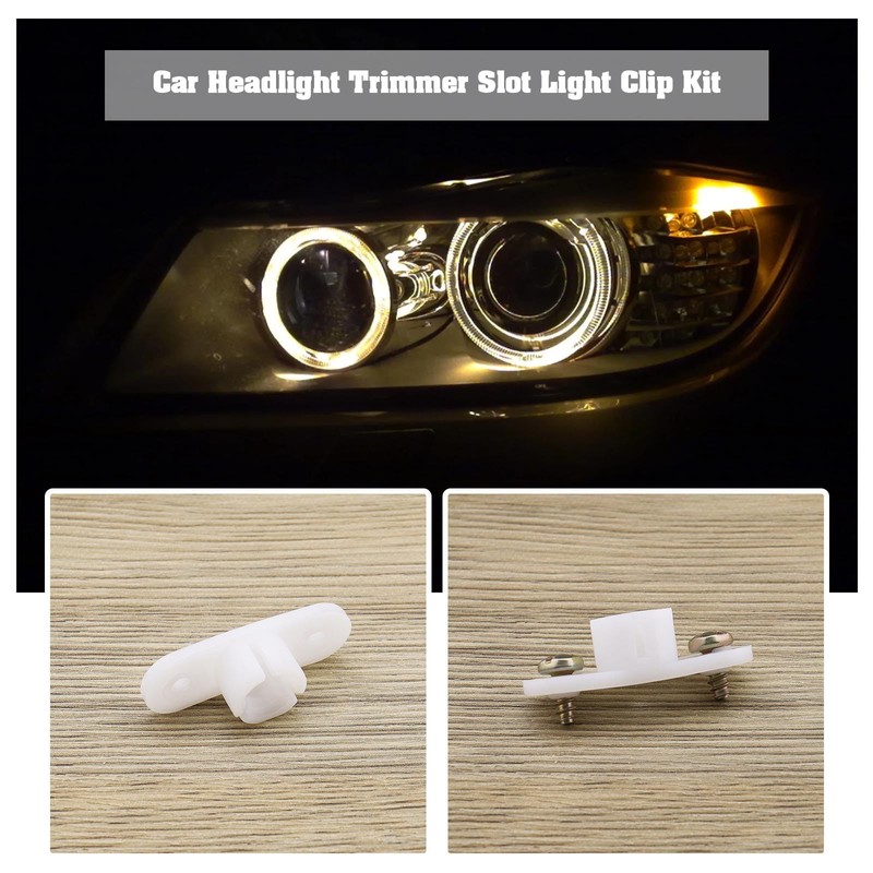 OTOTEC 12PCS Headlight Trimmer Socket Headlamp Clip Kit Replacement Compatible