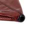 Unbranded JDM Red Carbon Fiber Shift Boot Stitch For Gear