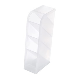 NUOBESTY Multifunctional Transparent Desktop Organizer Stylish Four Storage Box for Cosmetics Stationery Socks for Home Office Study Use