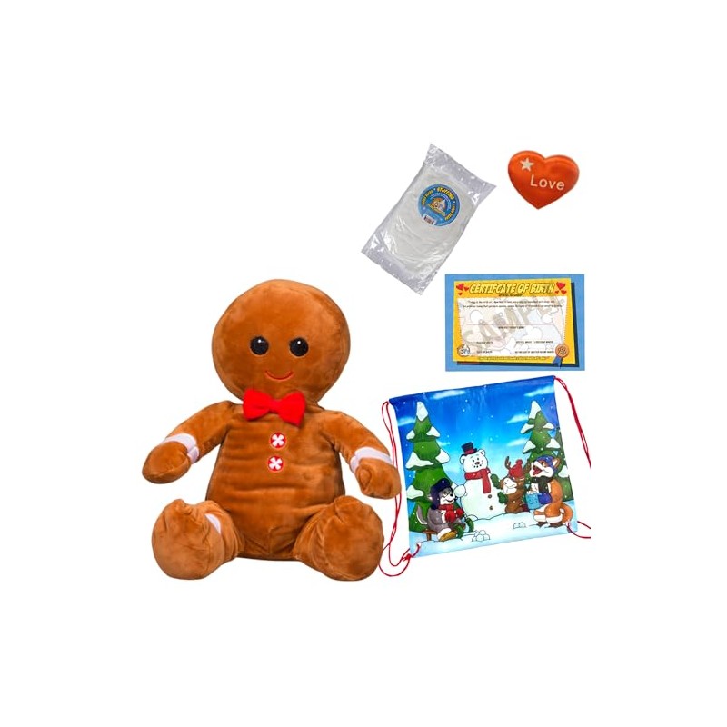 Gingerbread Man - 16 Inch/40cm Build a Teddy Bear Making