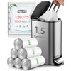 1.5 Gallon 120 Counts Mini Strong Drawstring Trash Bags Garbage