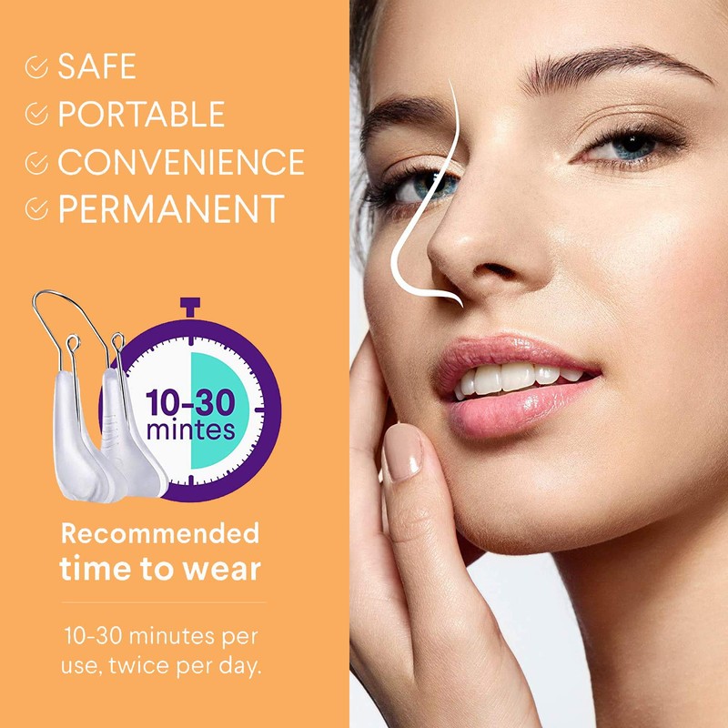 AMIJEAL Nose Shaper Clip - Up Lifting Clip, Pain-Free Soft