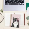BearCake Black Cat Notebook,Cat Gifts for Women Cat Lovers,A black
