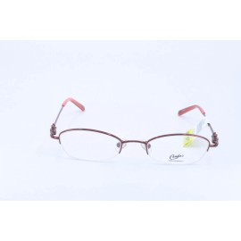 Candie's C LALITA Burgundy Rectangle Women Semi-Rimless 46-19-135 Eyeglass