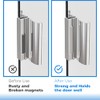 2 Pack Shower Door Magnet - 2-1/2" Long Glass Door