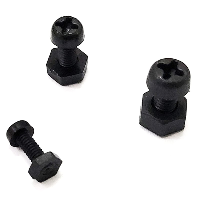 360pcs M2 M2.5 M3 Black Nylon Hex Spacer Screw Assortment