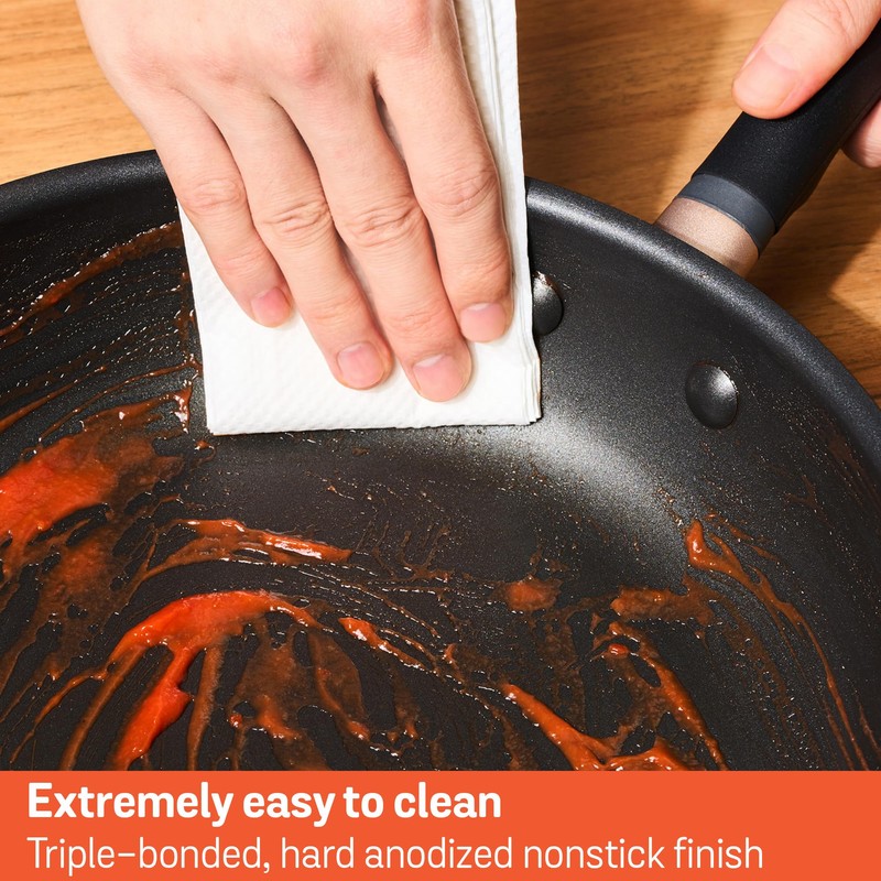 Meyer Accent Series Hard Anodized Nonstick Frying Pan/Skillet, 11"