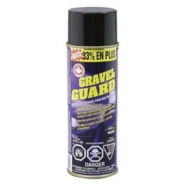 Dominion Sure Seal Gravel Guard Spray - Fast Drying, Flexible Coating for Stone Chip Protection & Sound Deadening, Corrosion-Resistant & Paintable, Similar to Flex Seal & Fluid Film - Black