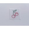 Bling Sparkle Shine Ltd. Red Cherries Rhinestone Iron-on Appliqué, Cherry