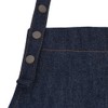 Denim Apron Baker Kitchen Restaurant Coffee Work Uniform with Front