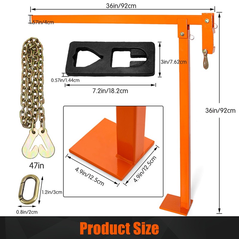 MAHOOMMAKH T-Post Puller, Fence Post Puller - Post Puller of