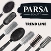 PARSA Beauty Trend Line Haarbürste – Föhnbürste (Silber) mit Luftschlitzen