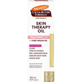Palmer's Cocoa Butter Formula Skin Therapy Oil – Aceite de Tratamiento Corporal con Manteca de Cacao, Vitamina E, Aceite Puro de Argán, Obstetra y Dermatológicamente Probado, 150ml